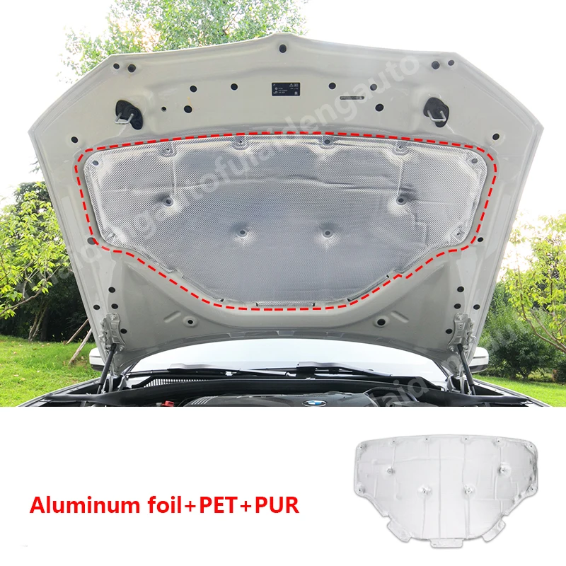 Insulation Mat Acoustic Sound Protection cover trim For BMW 3