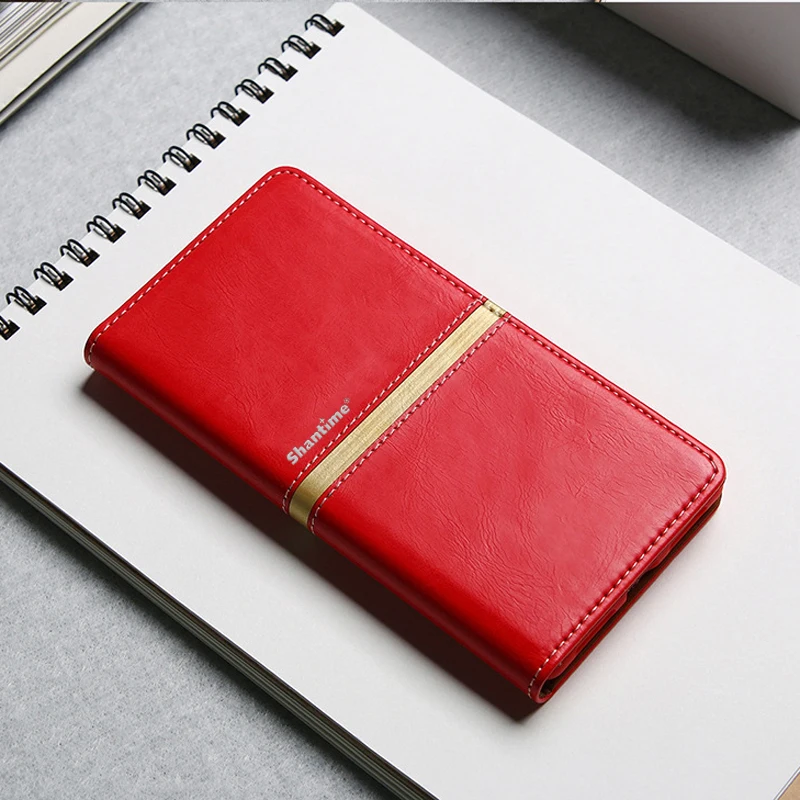Red Чехол-книжка из искусственной кожи для sony Xperia Z, Ультра чехол, Мягкая силиконовая задняя крышка из ТПУ для sony Xperia Z Ultra XL39H, деловой чехол для телефона - Цвет: Red