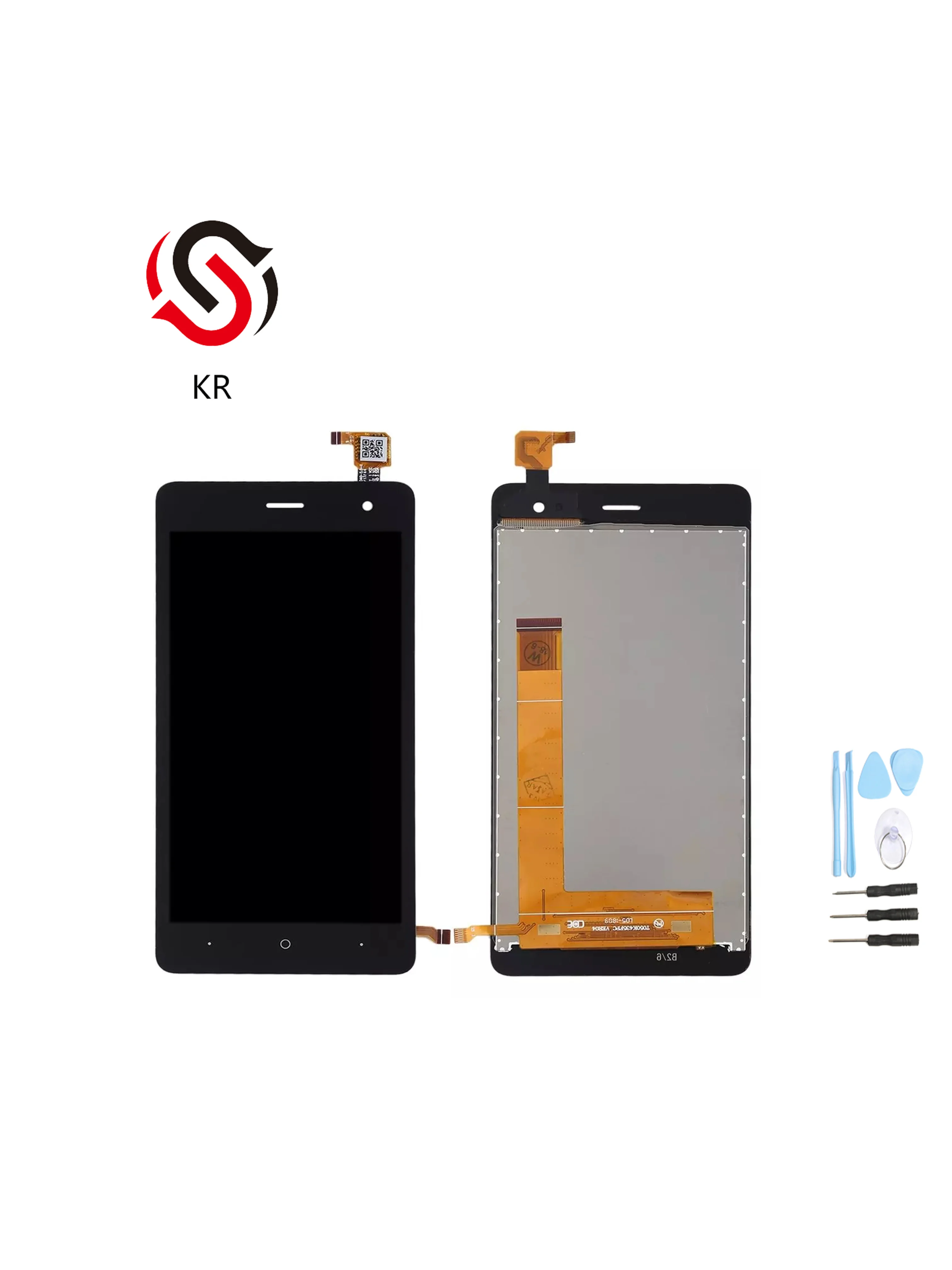

Bkpartes 100% tested for Wiko Jerry 2 Jerry2 full LCD screen touch screen digitizer glass full replacement