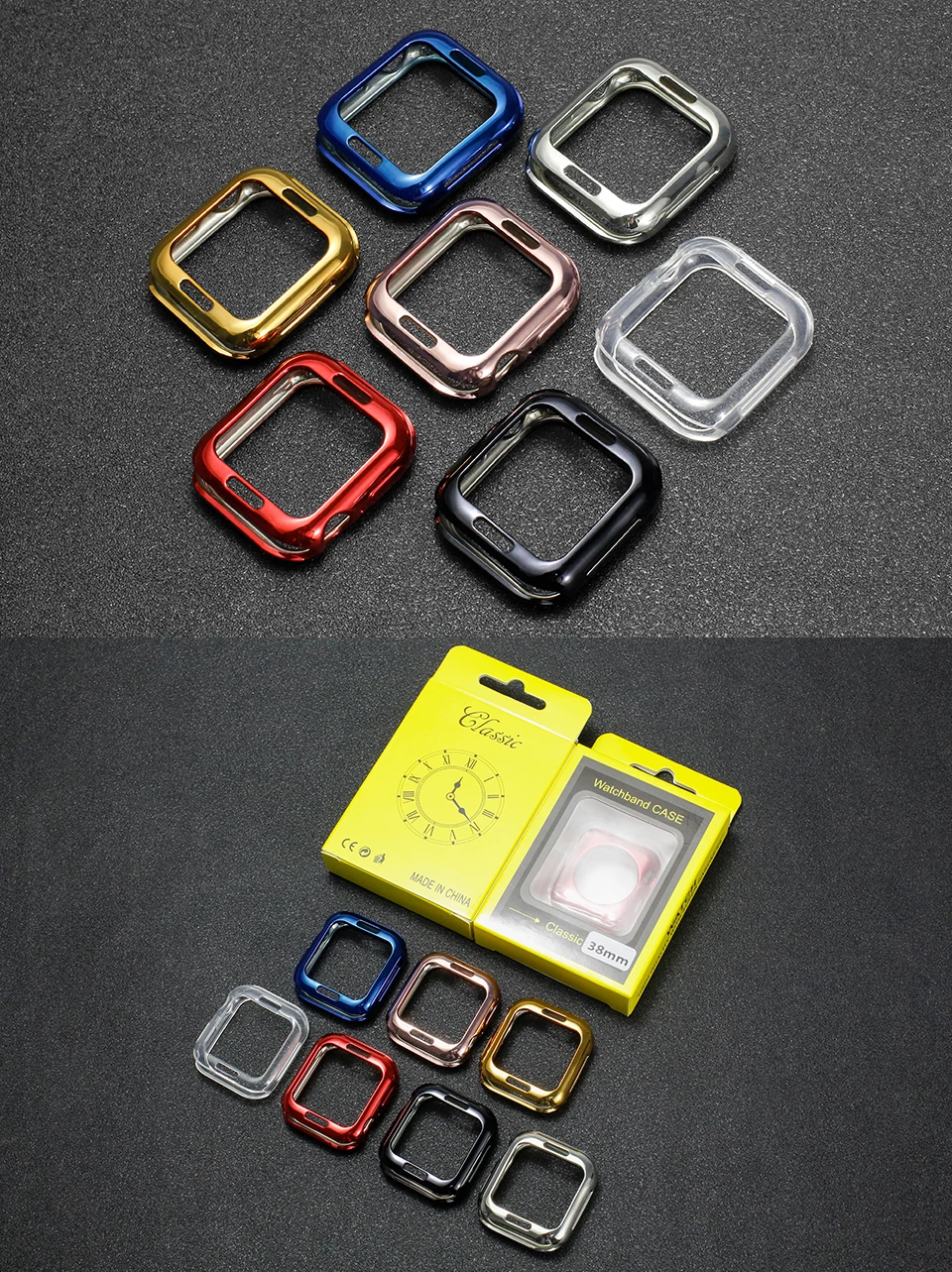 DIMU мягкий прозрачный протектор для часов чехол для Apple Watch Series 4 5 40 мм 44 мм цветной тонкий ТПУ чехол для iWatch 4 5