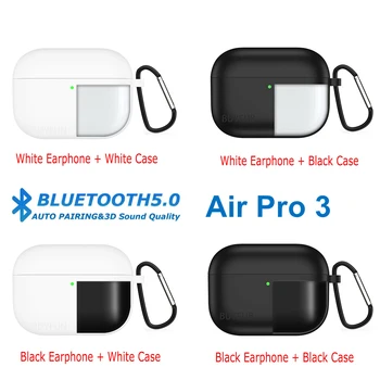 

Air Pro 3 New Original TWS Wireless Bluetooth head phone Bluetooth Airpodering 1:1 Clone Noise Reduction Headse not i9000 i500