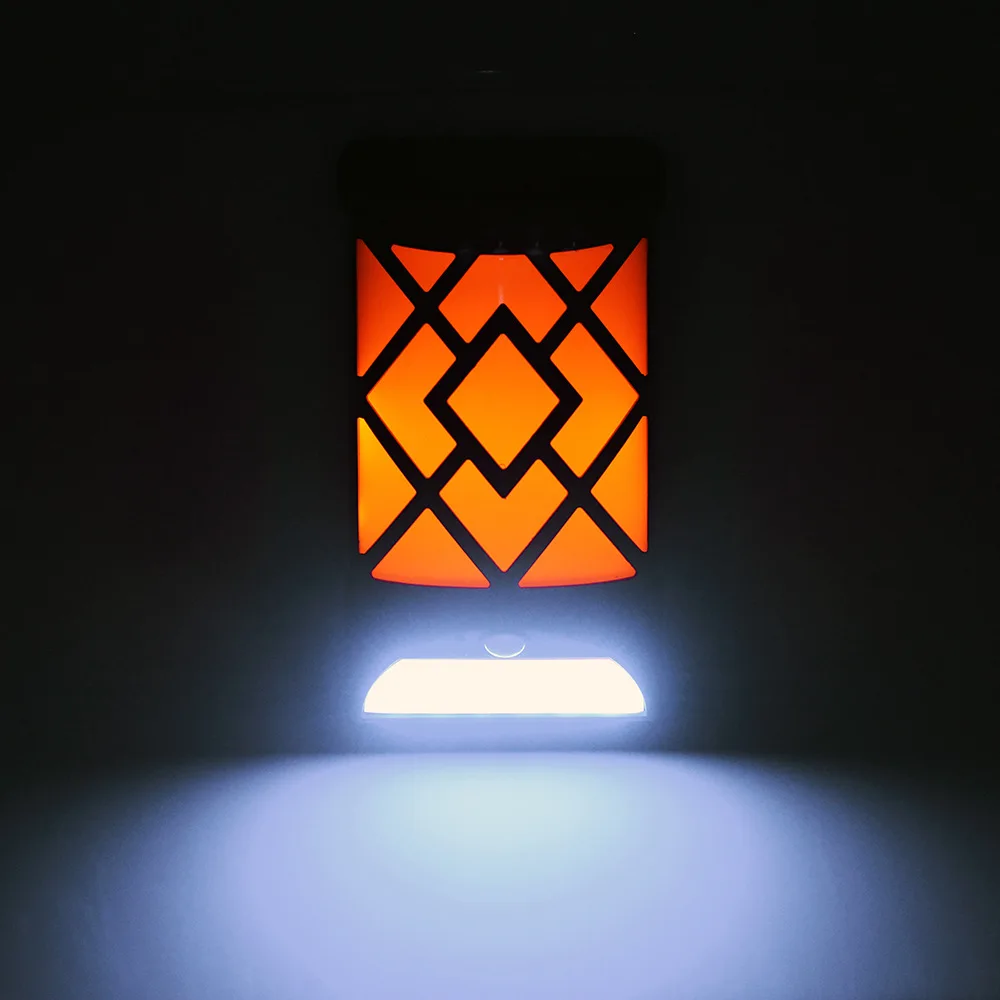 

Two-in-One Solar Flame Light Sensor Light Outdoor Courtyard Decoration Lighting Wall Lamp Model LED Flame Lamp