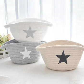 

3 Colors Laundry Basket Portable Useful Office Home Supplies 22*13*11cm Practical Storage Baskets Sundries Organizer