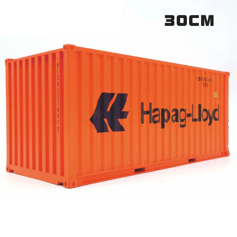 30 см 1/20 модель контейнера изготовление gp модель контейнера Заказная модель корабля набор - Цвет: Оранжевый
