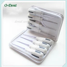 8 шт. стоматологические инструменты для извлечения корней зубов Clareador изогнутый корень Стоматологический Хирургический Инструмент с пластиковой ручкой