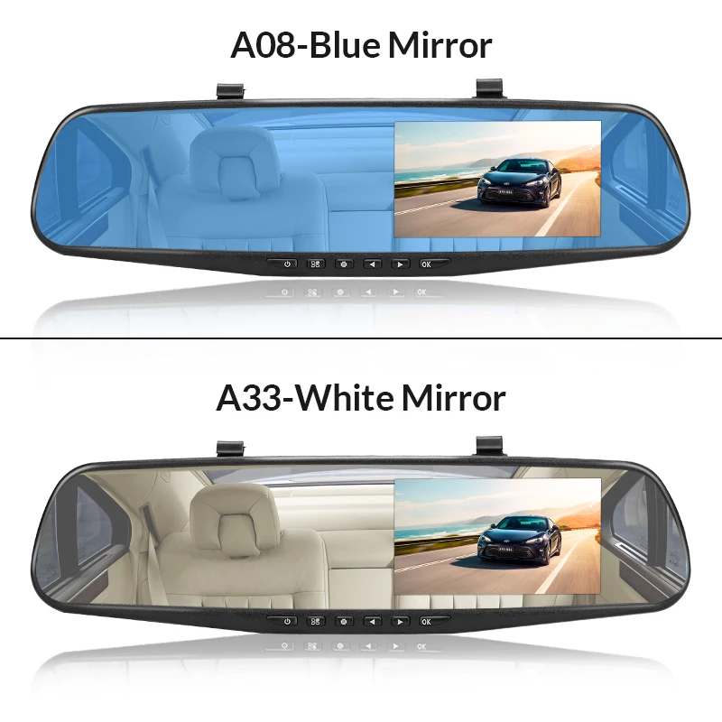Автомобильный видеорегистратор E-ACE, авторегистратор DVR с дисплеем 4,3 дюйма, автоматической камерой Full HD 1080P, функцией зеркала заднего вида, р... Автомобильный видеорегистратор E-ACE, авторегистратор DVR с дисплеем 4,3 дюйма, автоматической камерой Full HD 1080P, функцией зеркала заднего вида, р...