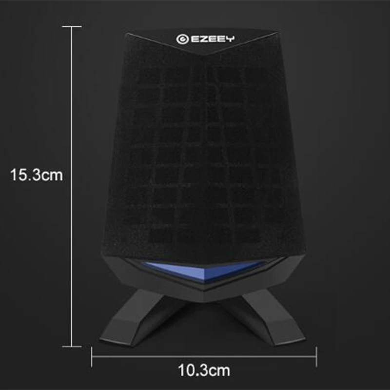 Gaming Led light Mini Portable USB Powered Speakers Bass 2.0 For Laptop Computer PC 3.5mm Audio Loudspeaker for mobile phones