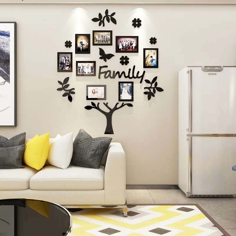 3D DIY Removable Photo Tree  Wall Decals/Adhesive Wall Stickers Mural Art 