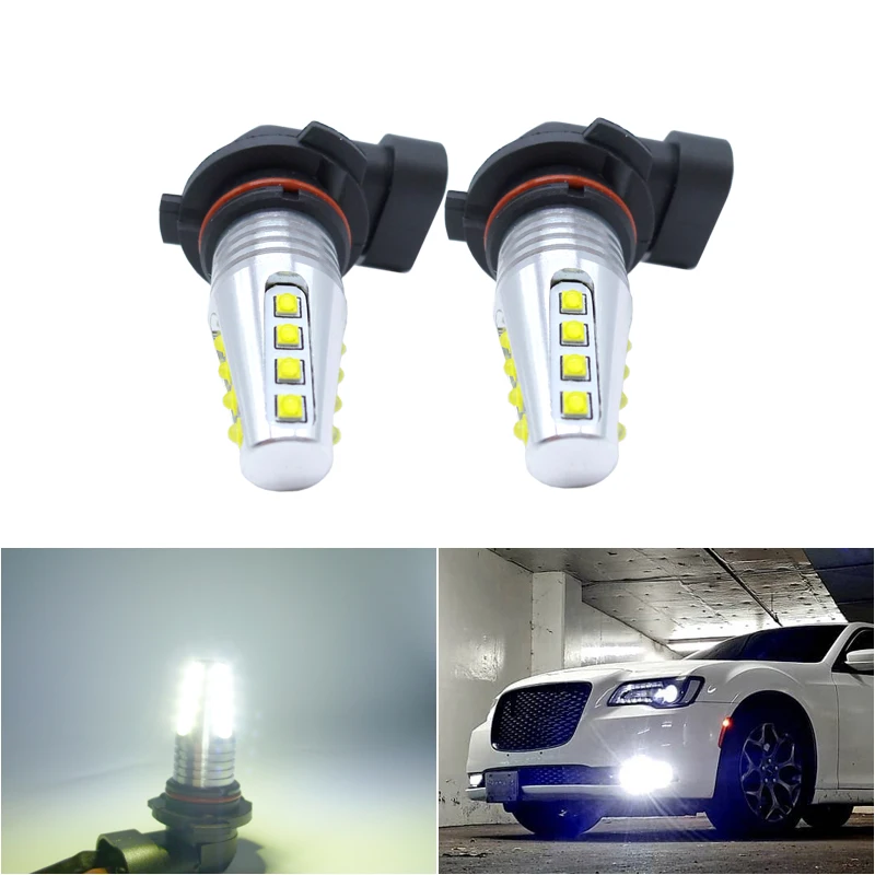 2x светодиодный H11 туман светильник H8 9006 9005 HB3 HB4 лампы 80W CREE LED DRL для VW Bora Jetta Golf 7 Passat