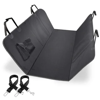 

WH Waterproof & Nonslip Backing Luxury Pet Car Backseat Cover,Pets confortable portable Car Trucks Seat protector