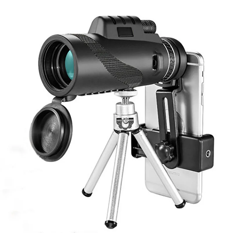 

Zoom Monocular Binoculars Mobile Support Telescope with Vision Outdoor Watching Travelling Hunting Camping Optical Prism Scope