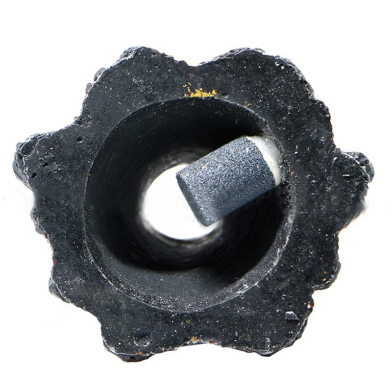 Fish tank landscaping volcanic shape aquarium decoration setting rockery ornaments oxygenation tool