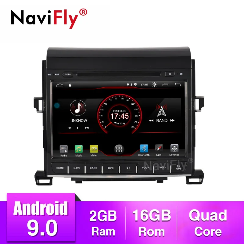 

NaviFly 9inch Android 9.0 2Din Car DVD Radio For TOYOTA ALPHARD 2007-2013 GPS navigation Multimedia Player Support BT