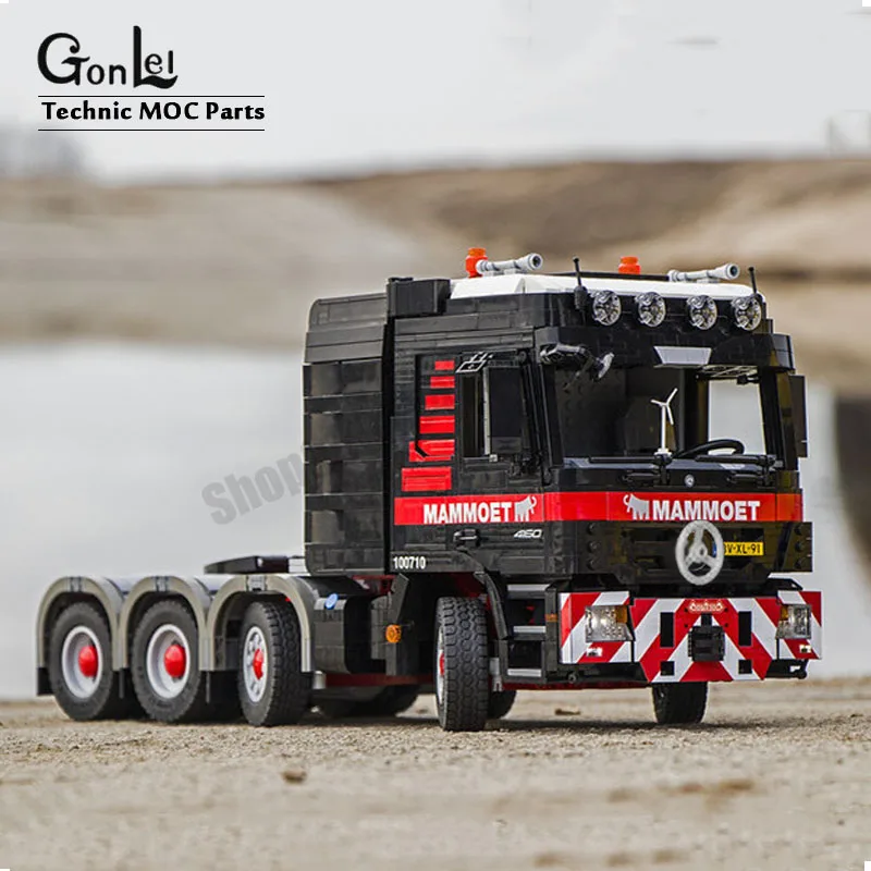 Грузовик Actros MOC-6075 3619 4160 MP3 MCO121 полуприцеп Радиоуправляемый трактор модель Набор