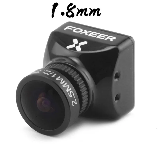 Модернизированный Foxeer Falkor 1200TVL 1/3 CMOS Мини/полный размер 16: 9/4: 3 PAL/NTSC переключаемая GWD FPV камера для RC Дрон FPV рамка - Цвет: 1.8mm Black