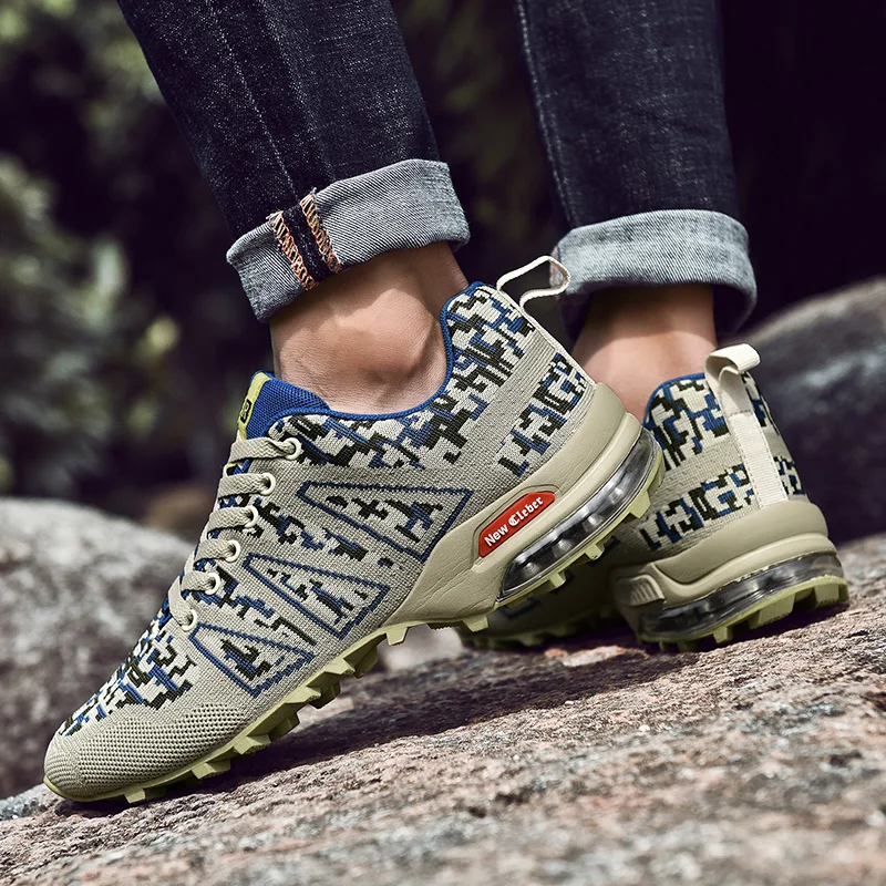 

New Sport Sneakers Men Outdoor Men Shoes Casual Shoes Men Fashion Breathable Flats For Men Sneakers zapatillas zapatos hombre