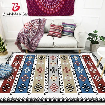 

Bubble Kiss Ethnic Style Living Room Carpet Color Flower Pattern Decorative Carpets For Bedroom Anti-Wrinkle Kids Room Play Rugs