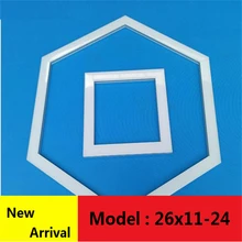 10-40 шт./лот 40 дюймов 1 м 26 мм широкий светодиодный алюминиевый профиль, линейный светодиодный канал для освещения рамы, сшиваемый корпус из подвесного каната