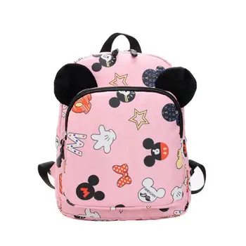 

Children Bag Cute Cartoon Mickey Minnie Kids Bags Kindergarten Preschool Backpack For Boys Girls Baby School Bags 3-6 Years Old