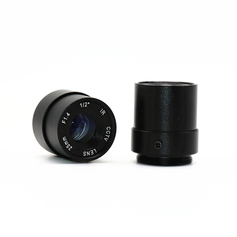 

1pce HD 3 миллиона пикселей промышленный фиксированный фокус 25 мм 1/2 Целевая поверхность механическое видение инспекционный объектив F1.4 CS порты части