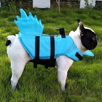 

Dog Life Jacket Vest Shark Fin Design Summer Pets Safety Swimming Suit Beach Puppy Dog Costume Supplies Pet Dog Clothes