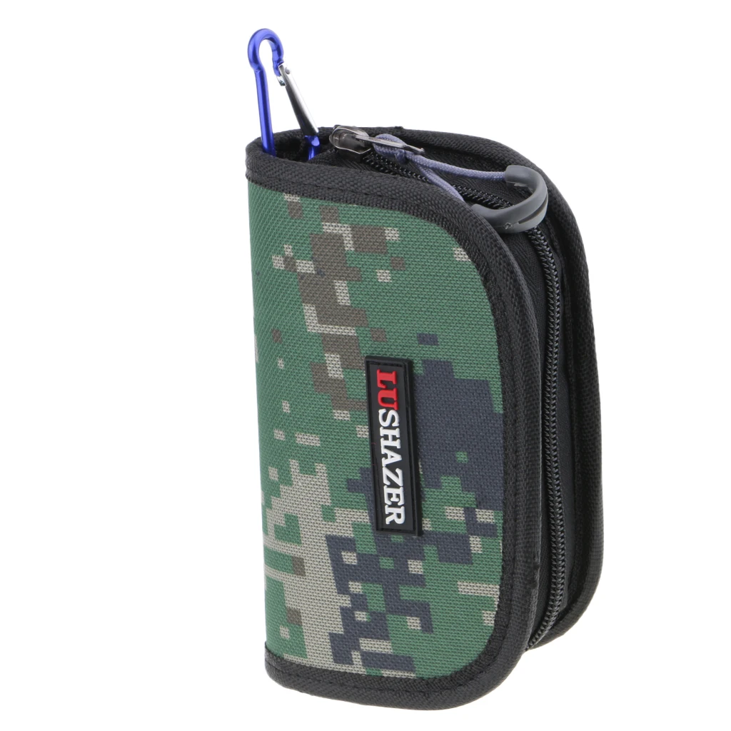 Fishing Spoon Lures Tackle Bag Wallet Spinner Baits Storage Case Waterproof