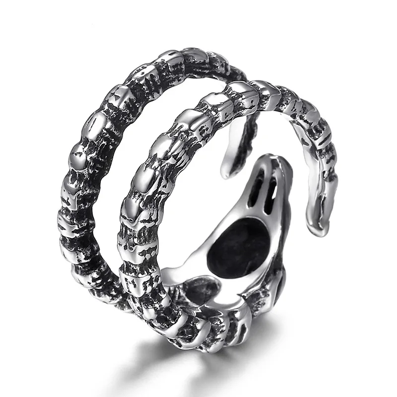 Новое дизайнерское Винтажное кольцо для мужчин и женщин готическое