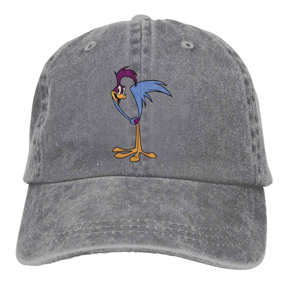 Road Runner Casquette, Натуральная мужская и женская джинсовая бейсболка, регулируемая бейсболка для гольфа