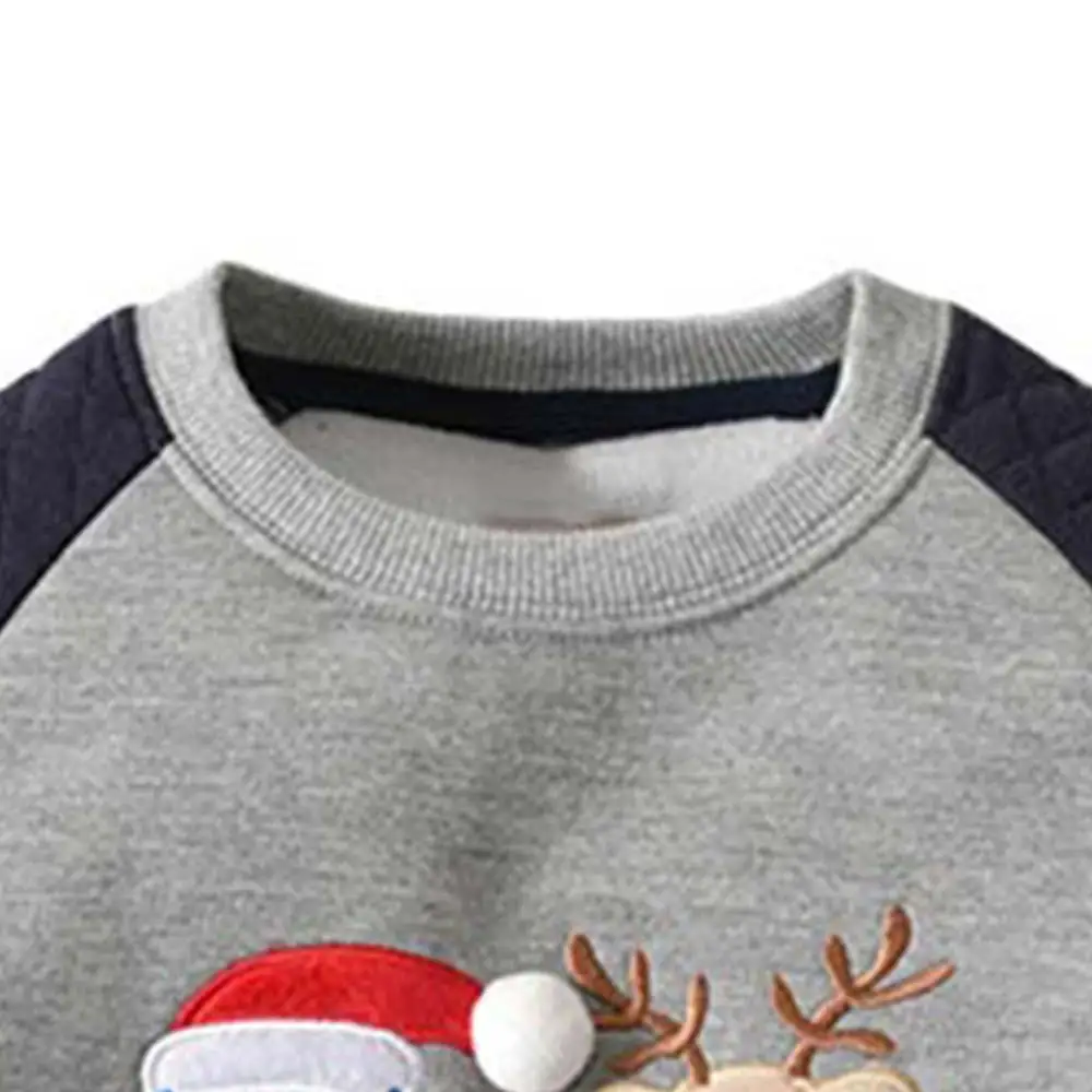 Sudadera navidad/свитер с рисунком оленя; свитера для мальчиков; sudadera navidad; коллекция года; Рождественский костюм; зимняя одежда для мальчиков и девочек