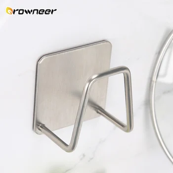 

Kitchen Storage Rack Stainless Steel Sponge Steel Holder Waterproof Open Design Sturdy Brush Soap Bathroom Sundries Organizers