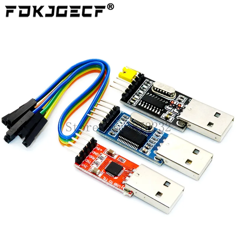 3 pçs/lote = 1PCS PL2303HX + 1PCS CP2102 + 1PCS CH340G USB PARA TTL para arduino PL2303 CP2102 5PIN Módulo USB para UART TTL