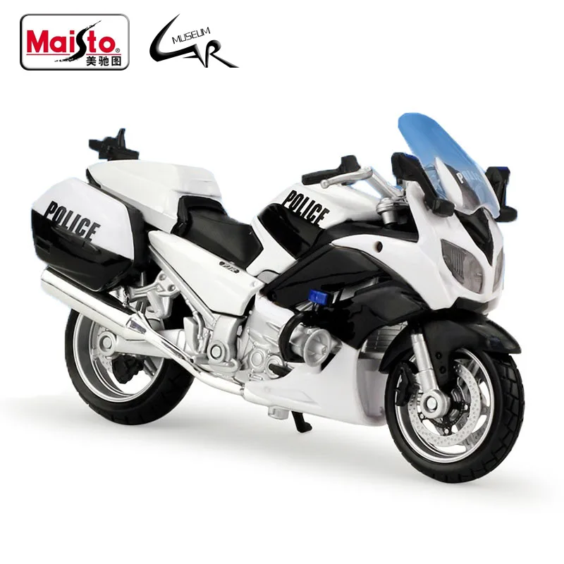 

Maisto 1:18 YAMAHA FJR 1300A Police Bike Metal Diecast Scale Model Motorcycle Kit Display Collections Gift Toy