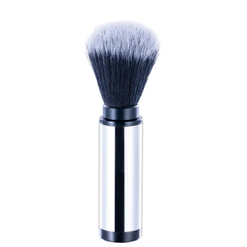 

Mans Shaving Brush, Synthetic Hair Men Travel Shaving Brush Aluminum Handle for Shaving Safety Razor Beard Brush