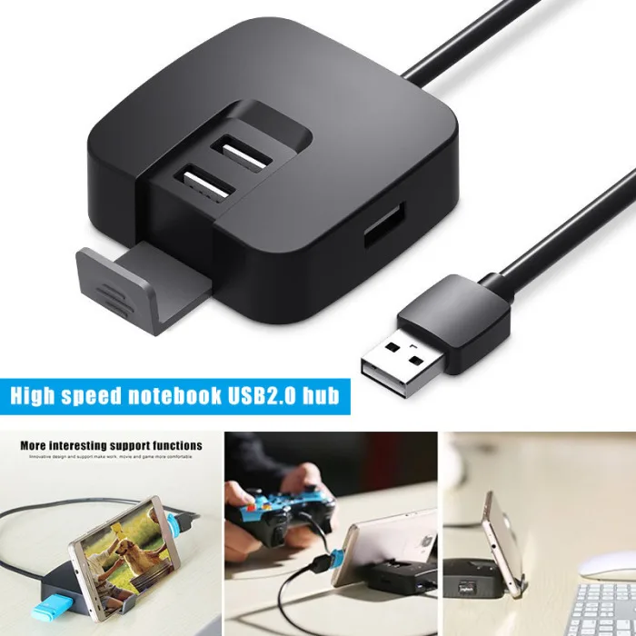 USB 2,0 концентратор адаптер высокоскоростной мобильный телефон стенд портативный для домашнего офиса планшета NC99