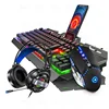 Juego de teclado y ratón de 104 teclas para juegos, conjunto de auriculares RGB de 3200DPI para PC y portátil 1
