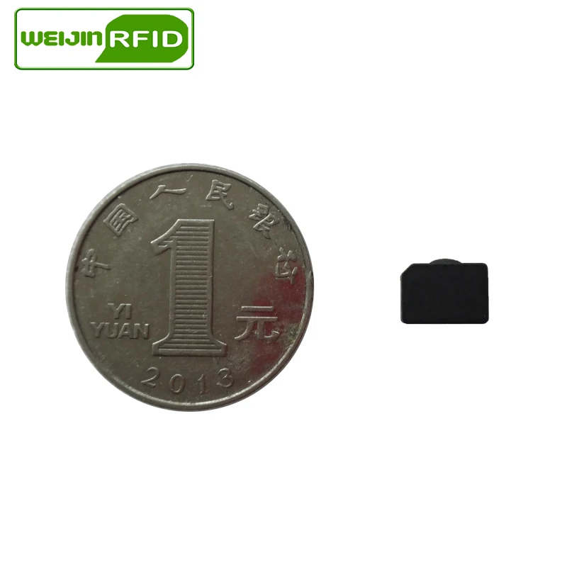 Антиметаллическая метка UHF RFID 915 МГц 868 Alien H3 8 6*6 1*2 6 мм EPC Gen2 6C очень маленькая