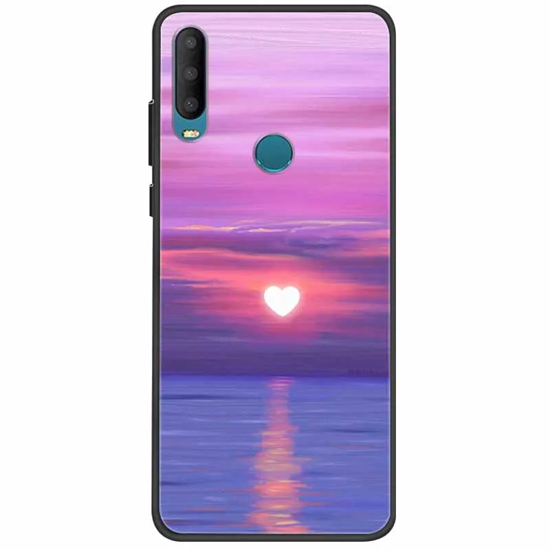 Chic Silicone Marble Black Phone Case with Soft Protective Bumpers