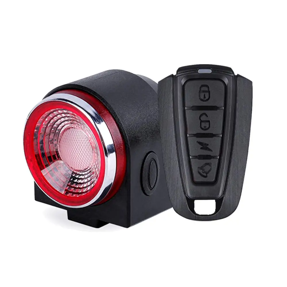 

A8 Road Bike Anti-theft Alarm Lock Automatic Brake Cycling Taillight Remote Control Bicycle Rear Light MTB Wireless Bell