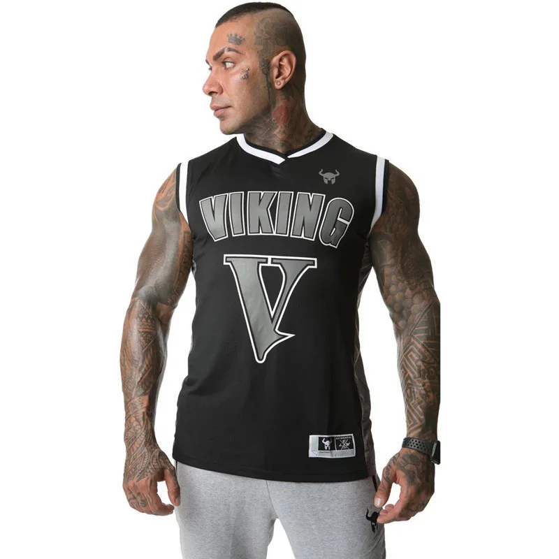 elastique musculation top fitness men mesh tanktop V-neck jersey gym stringer Mens workout tank tops Quick dry vest Running top