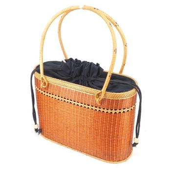 

Woven Bag Rattan Bag Handle Bag Boho Casual Beach Bag