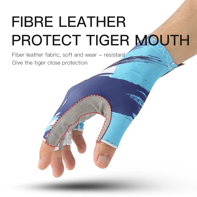 Kyncilor Outdoor Summer Antumn Fishing Gloves Half Fingers Resistance Anti-slip Climbing Glove Hiking Camping Riding Gloves