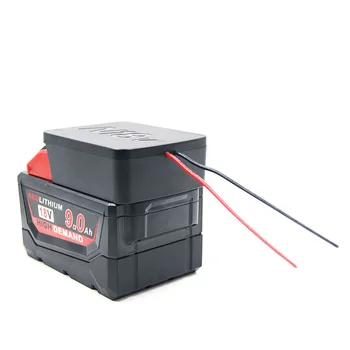 

Battery Adapter For Milwaukee 18V M18 XC18 Li-Ion Battery Convert To DIY Cable Output Battery Dock Power Connector With 14 Gauge