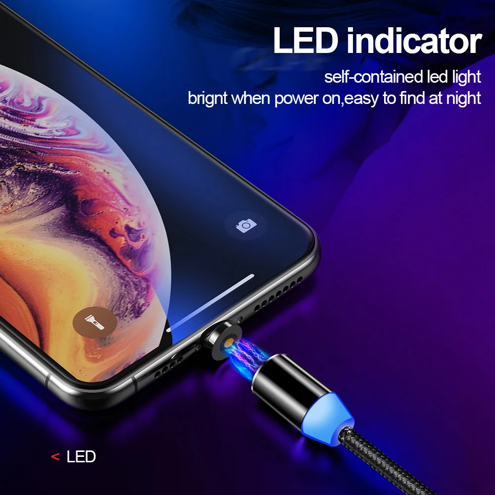 Магнитный кабель Олаф usb type C/Micro usb кабель для iphone XR 7 Xiaomi быстрое зарядное устройство кабель Microusb Кабели для мобильных телефонов USB C шнур