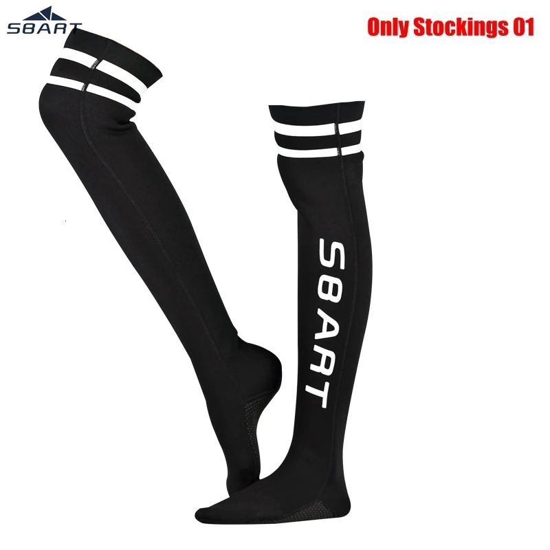 2mm Stockings 01 Sbart Женский 2 мм неопреновый эластичный CR светильник Leathe гидрокостюм Черный с длинным рукавом на молнии водолазный Сноркелинг костюм и Нескользящие чулки - Цвет: 2mm Stockings 01