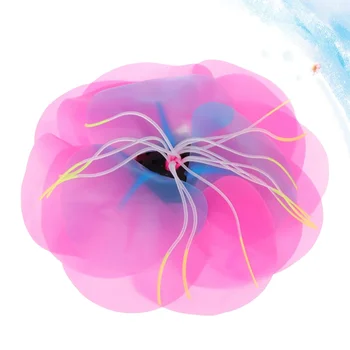 

1PC Fish Tank Decoration Simulation Plant Fluorescent Blooming Lotus Water Lily Aquarium Landscape Ornament (Random Color)