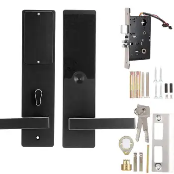 

Zinc Alloy Card Voice Prompts Alarm 20 Users Smart Door Lock Alarm Door Lock