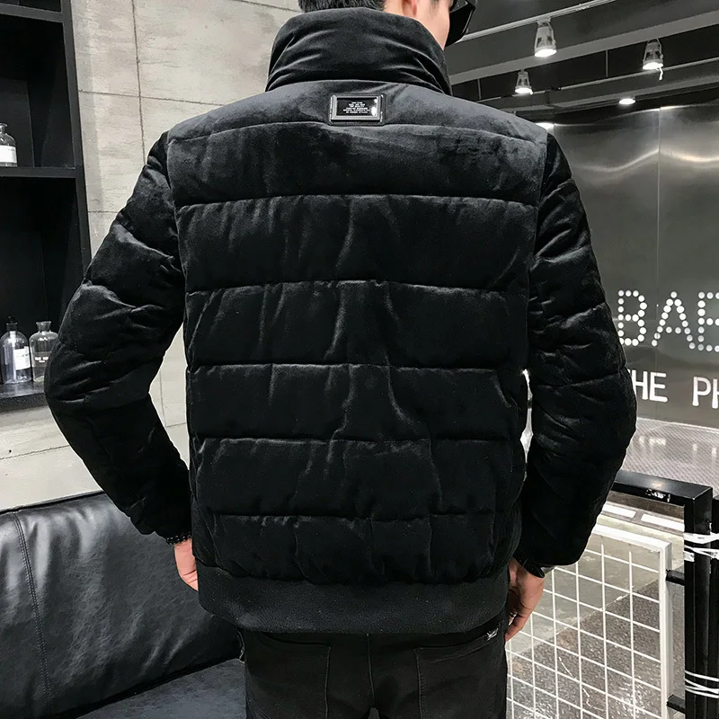 Новинка, зимние куртки, Мужская парка на молнии со стоячим воротником, Homme Casaca Homem Veste Homme Hiver, повседневное теплое пальто, мужские куртки Hombre