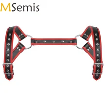 MSemis, мужской кожаный ремень для связывания, для геев, БДСМ, для мужчин, для связывания плеч, для груди, пояс для мышц, Клубная одежда, Arnes Hombre, ремни с пряжкой