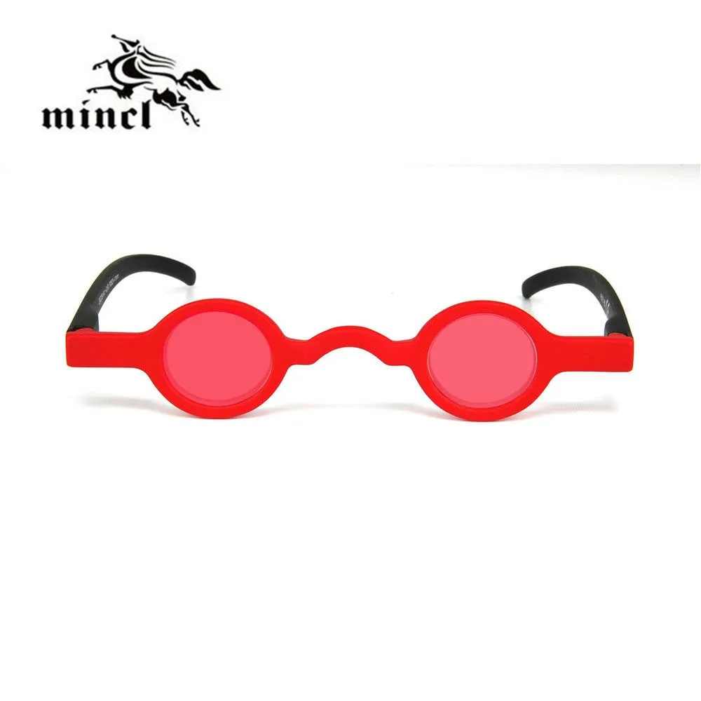 Fashion Women Round Sunglasses Men Luxury Brand Purple Blue Red Clear Lens Male Goggle Glasses Vintage Small Eyewear NX