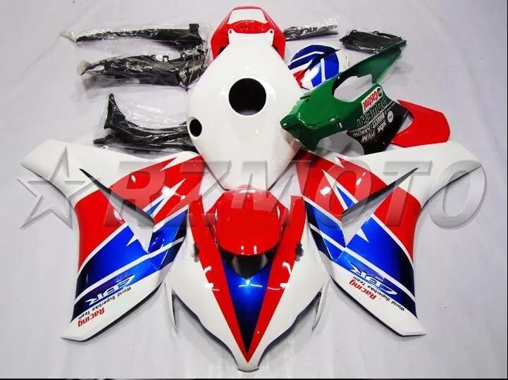 

TOP (Injection mold) New ABS Full Fairing Kit Fit For Honda CBR1000RR 08 09 10 11 2008 2009 2010 2011 CBR1000 custom red blue